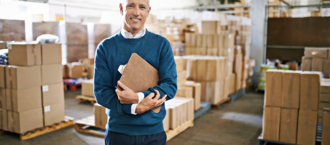 Let me handle the logistics. Portrait of a mature man standing in a distribution warehouse